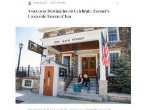 Home Magazine article about Farmer's Creekside Tavern & Inn