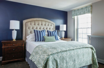 Bed in Humphrey Suite at Farmer's Creekside Tavern & Inn