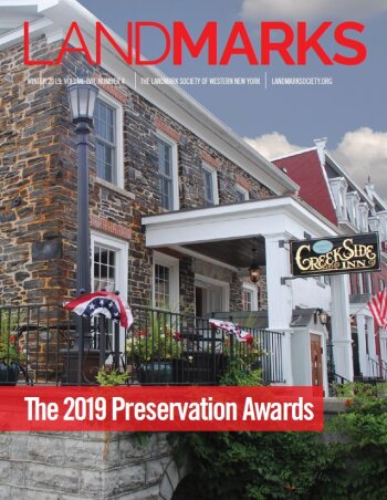 Photo of Farmer's Creekside Tavern & Inn on Landmark Magazine cover.