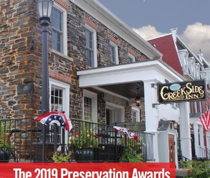 Photo of Farmer's Creekside Tavern & Inn on Landmark Magazine cover.