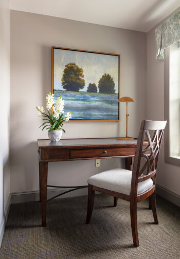 Desk in Ganson Suite at Farmer's Creekside Tavern & Inn